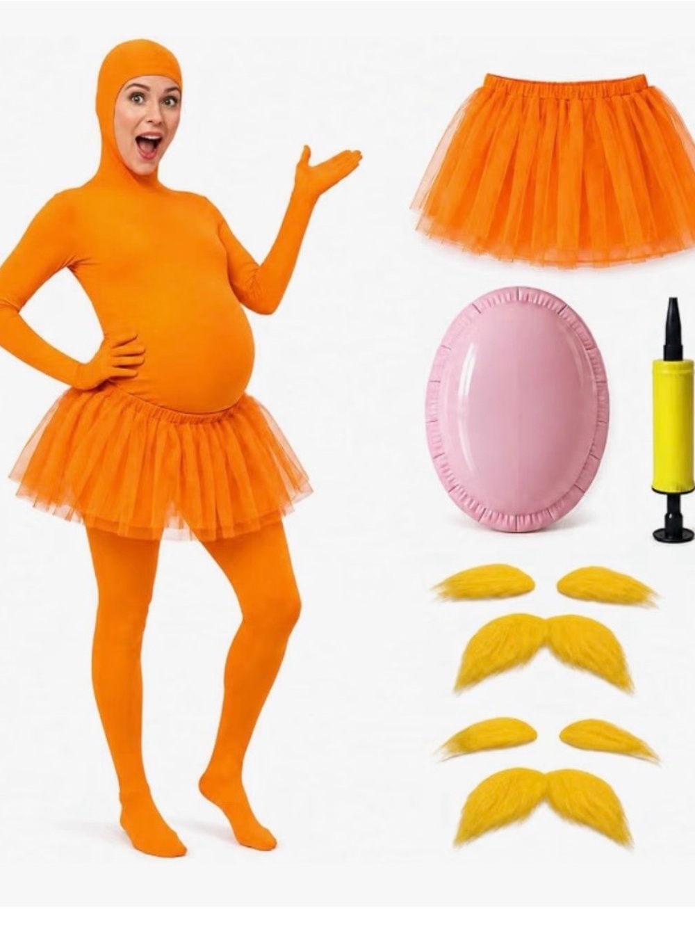 Adult Lorax Costume Tutu Set - Unbranded. Size Medium